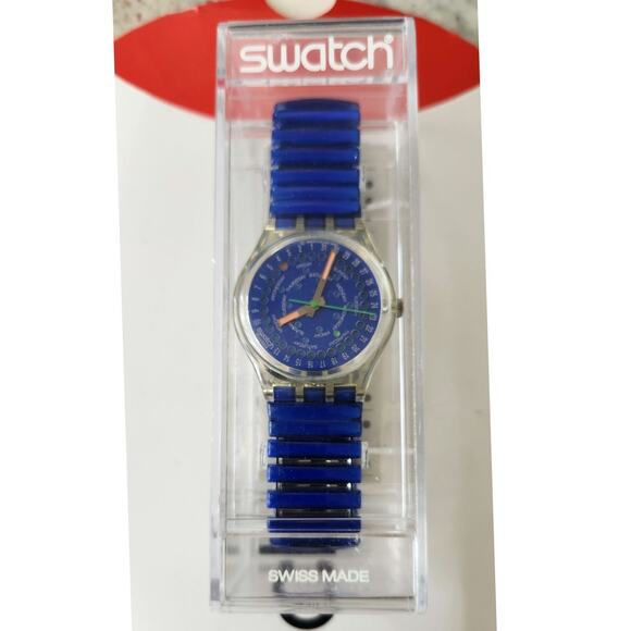 Swatch watch DROP GK708 1993 Standard Gents New old stock with case and battery - Picture 9 of 9